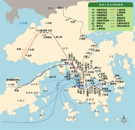 香港東北方位置